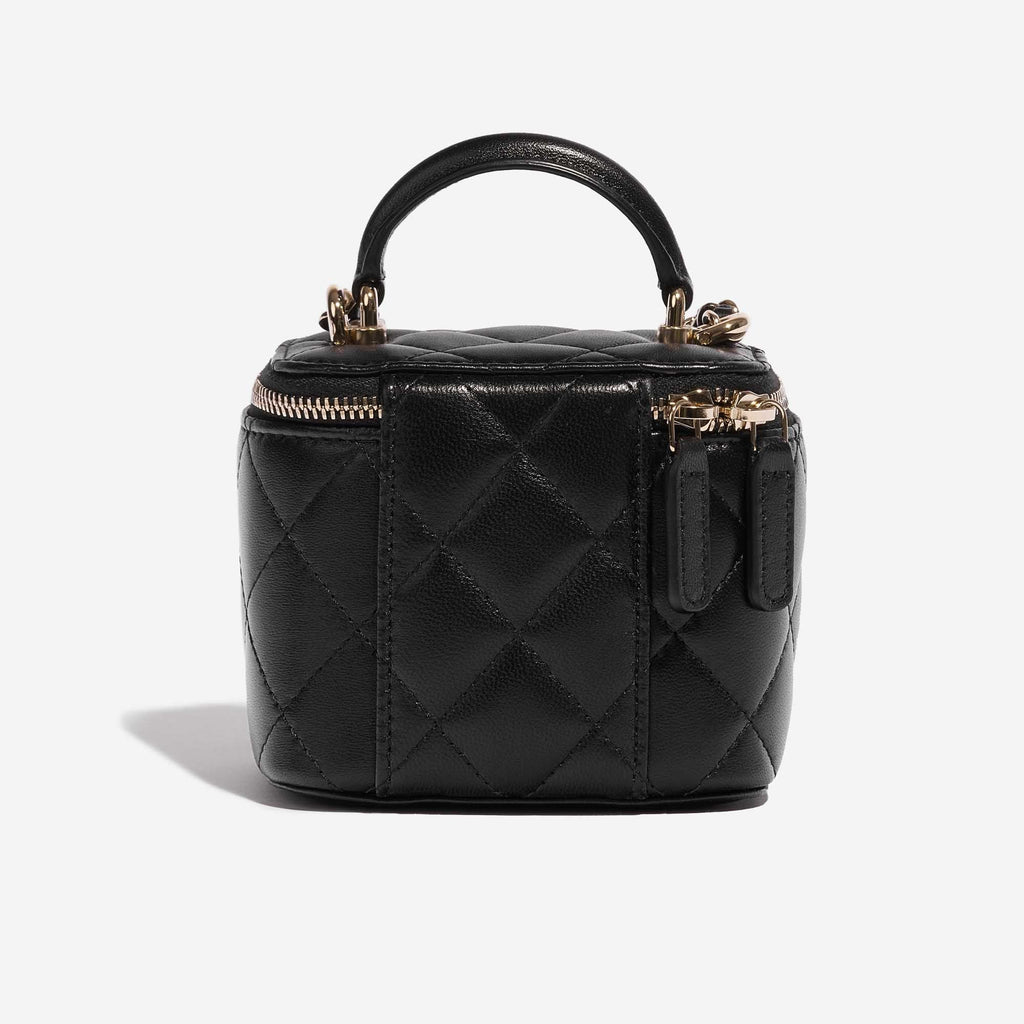 Sac Chanel Vanity Case Petit Agneau - Noir