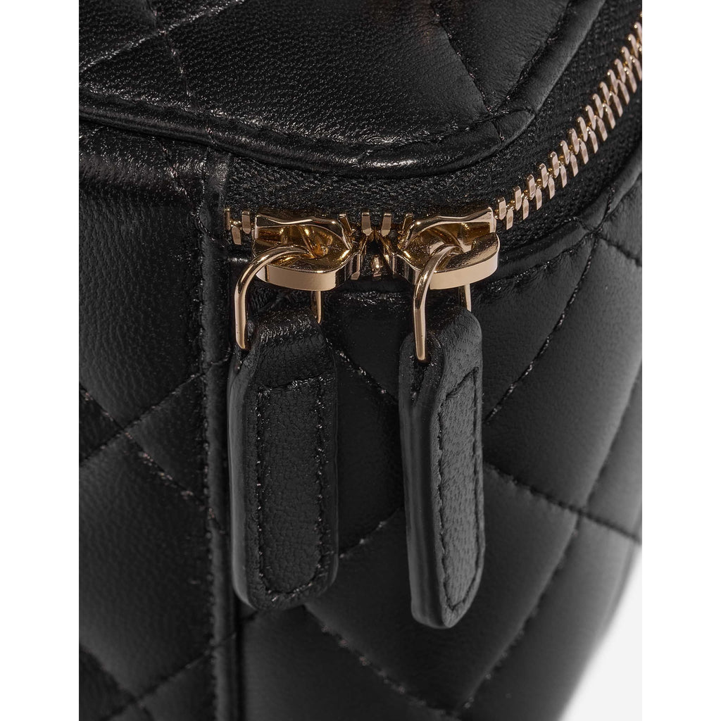 Sac Chanel Vanity Case Petit Agneau - Noir