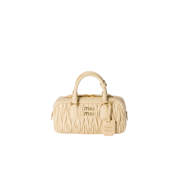 Sac Miu Miu Arcadie en cuir nappa matelassé