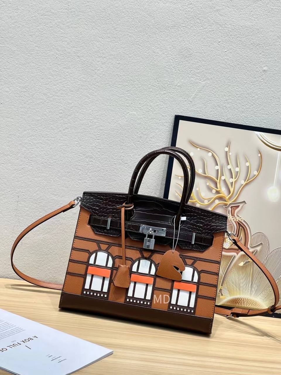 HERMES Limited Edition Berkin Faubourg Sellier Tabac 30cm