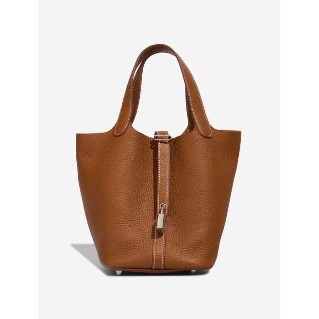 Sac Hermès Picotin - Marron