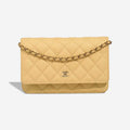 Sac Chanel Wallet On Chain Caviar - Beige