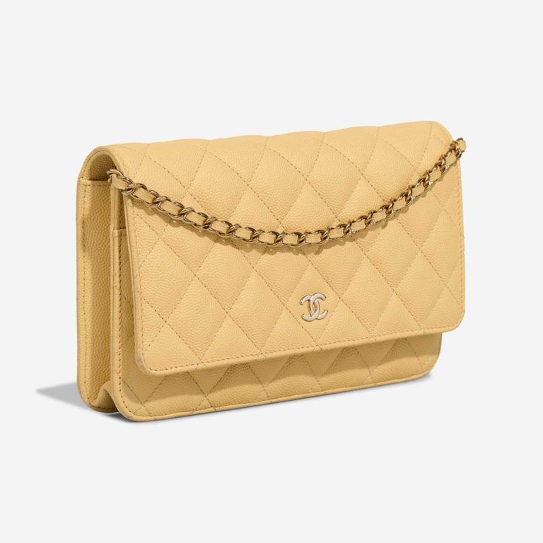 Sac Chanel Wallet On Chain Caviar - Beige
