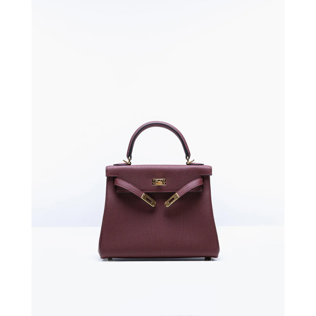 Sac Hermès Kelly 25 - Bordeaux