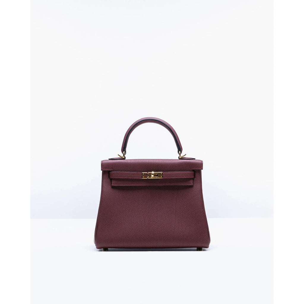 Sac Hermès Kelly 25 - Bordeaux