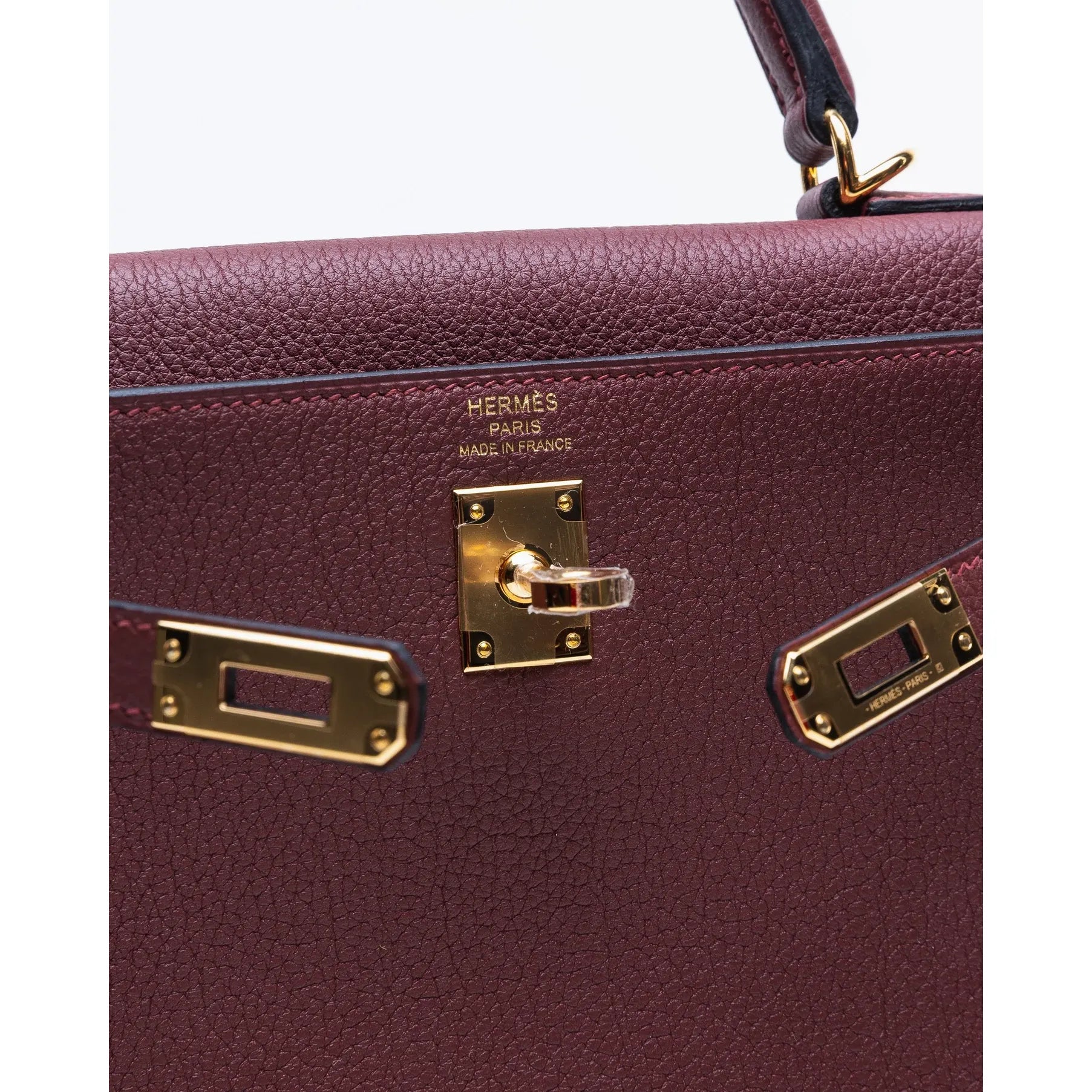 Sac Hermès Kelly 25 - Bordeaux