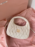 miu miu Sac à main en cuir Arcadie Blanc