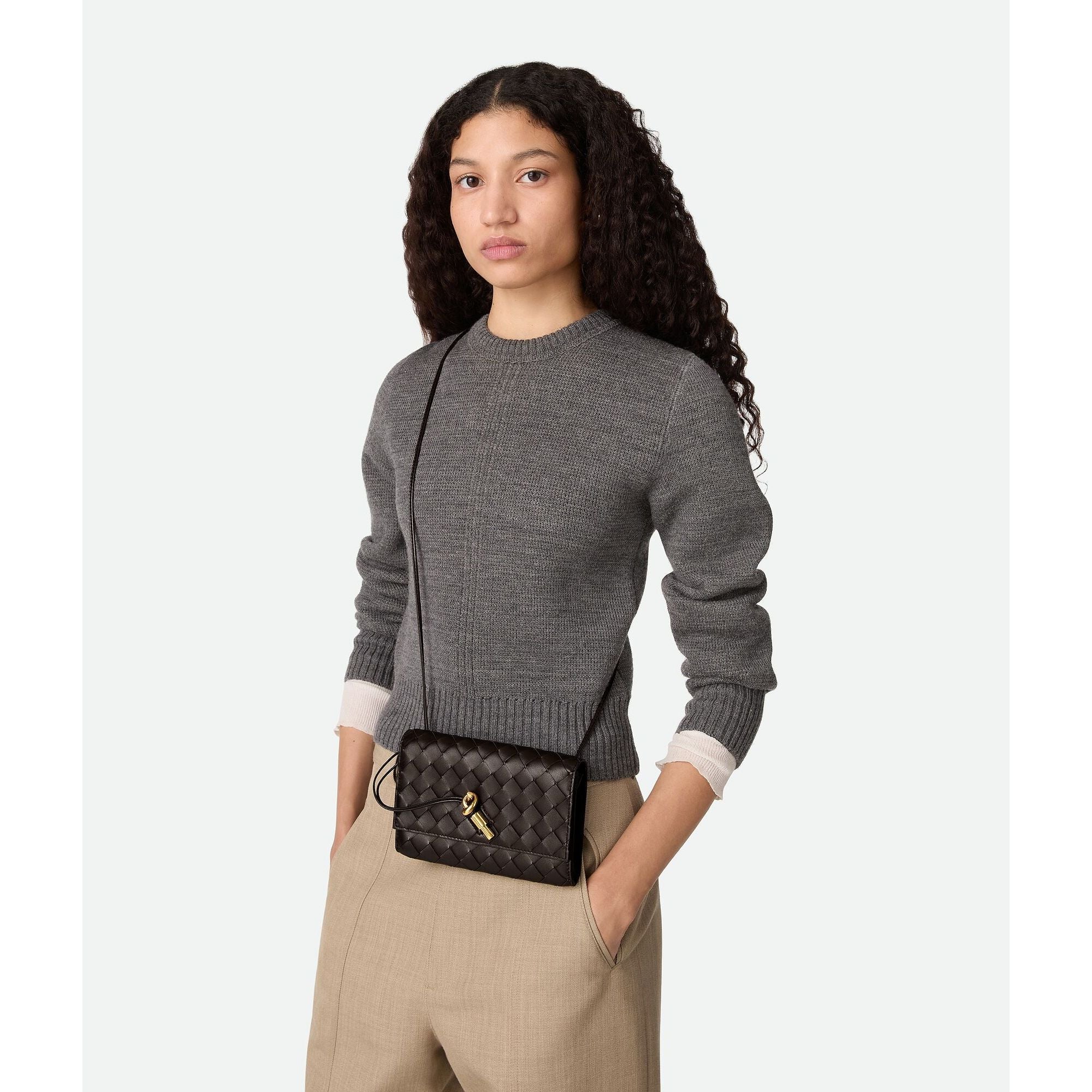 Sac Bottega Veneta Andiamo Pouch  - Marron