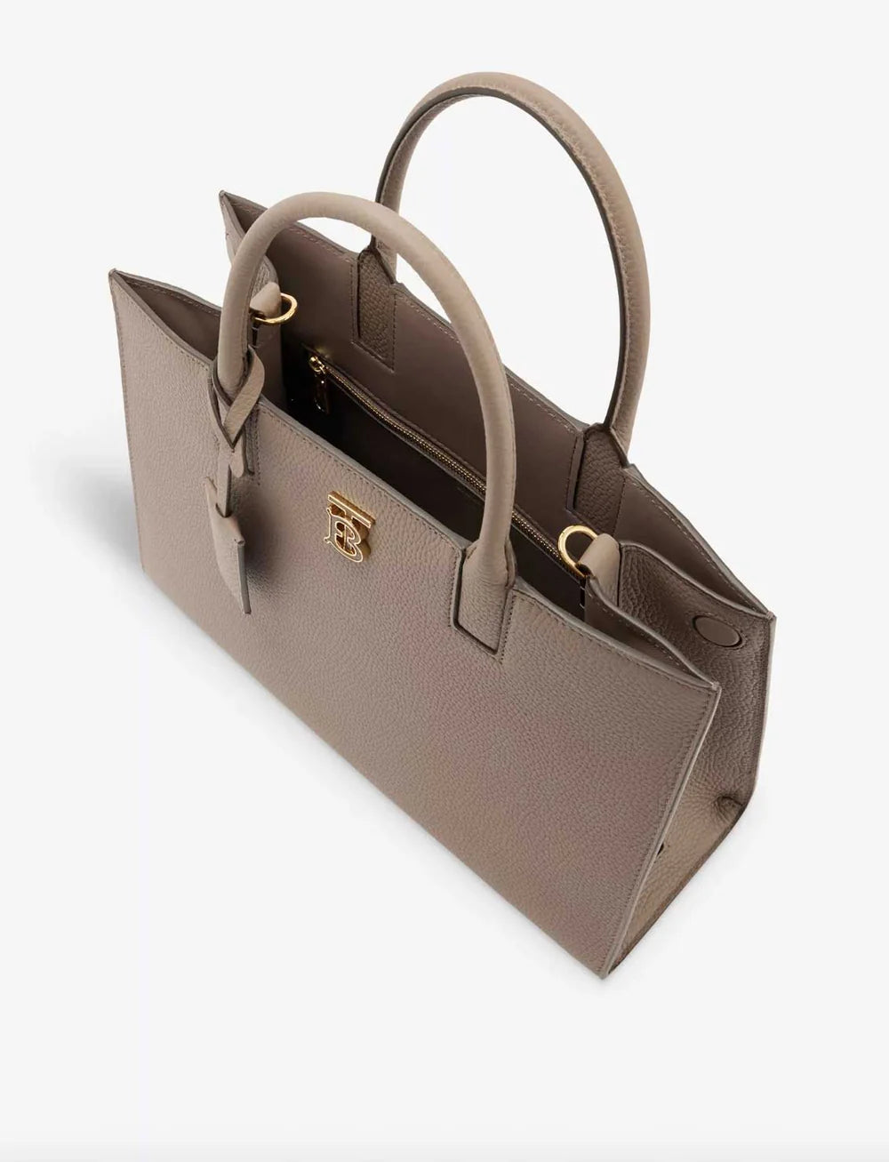Burberry Frances Small Leather Top Handle Bag
