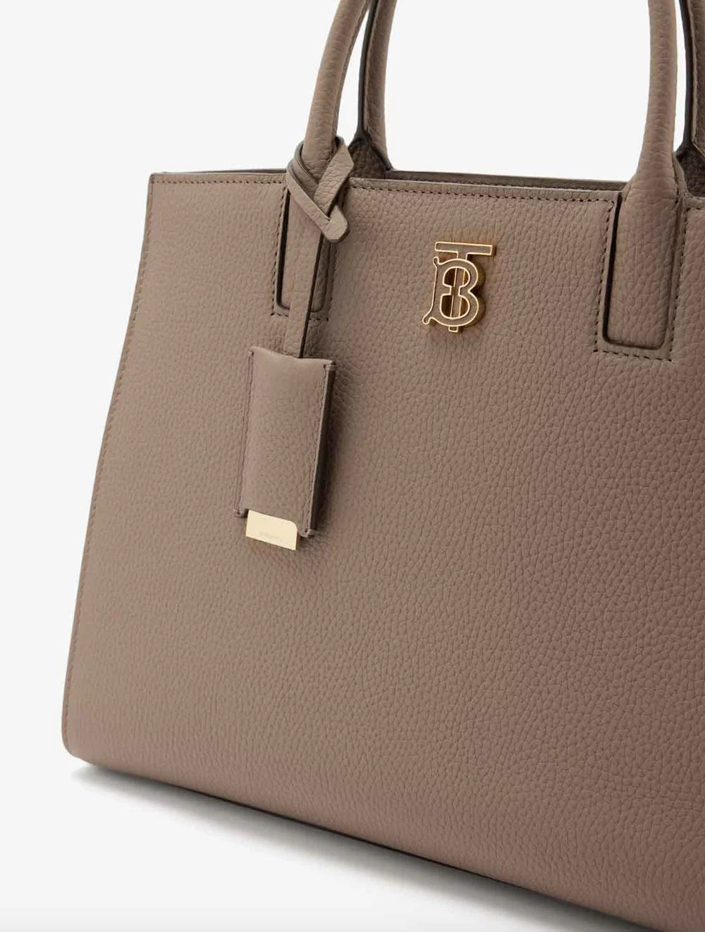Burberry Frances Small Leather Top Handle Bag