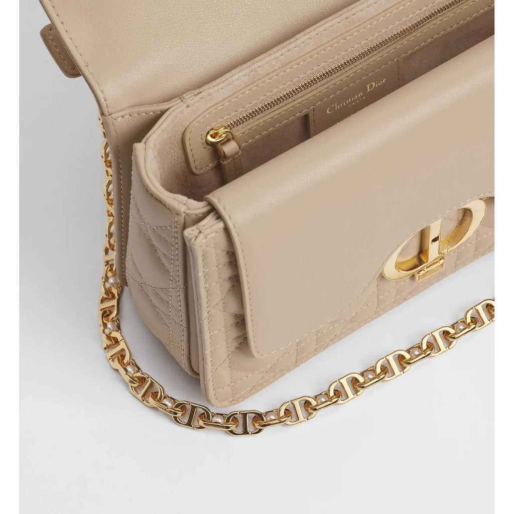 Sac Dior Top Handle Jolie Small - Beige