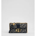 Sac Dior East-West à chaîne 30 Montaigne - Bleu