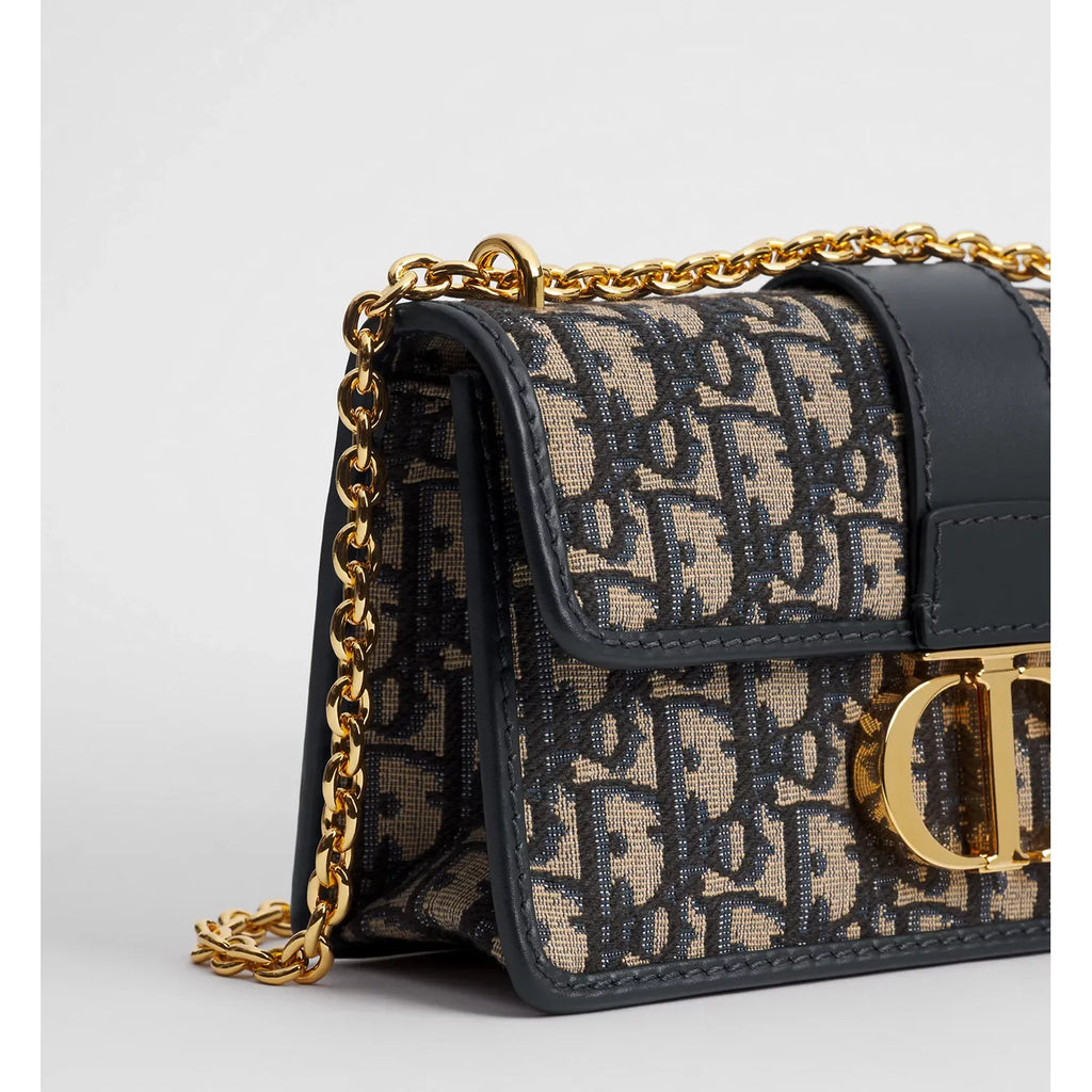Sac Dior East-West à chaîne 30 Montaigne - Bleu