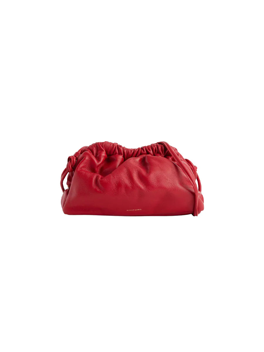 Mansur Gavriel Cloud Mini Leather Clutch Bag