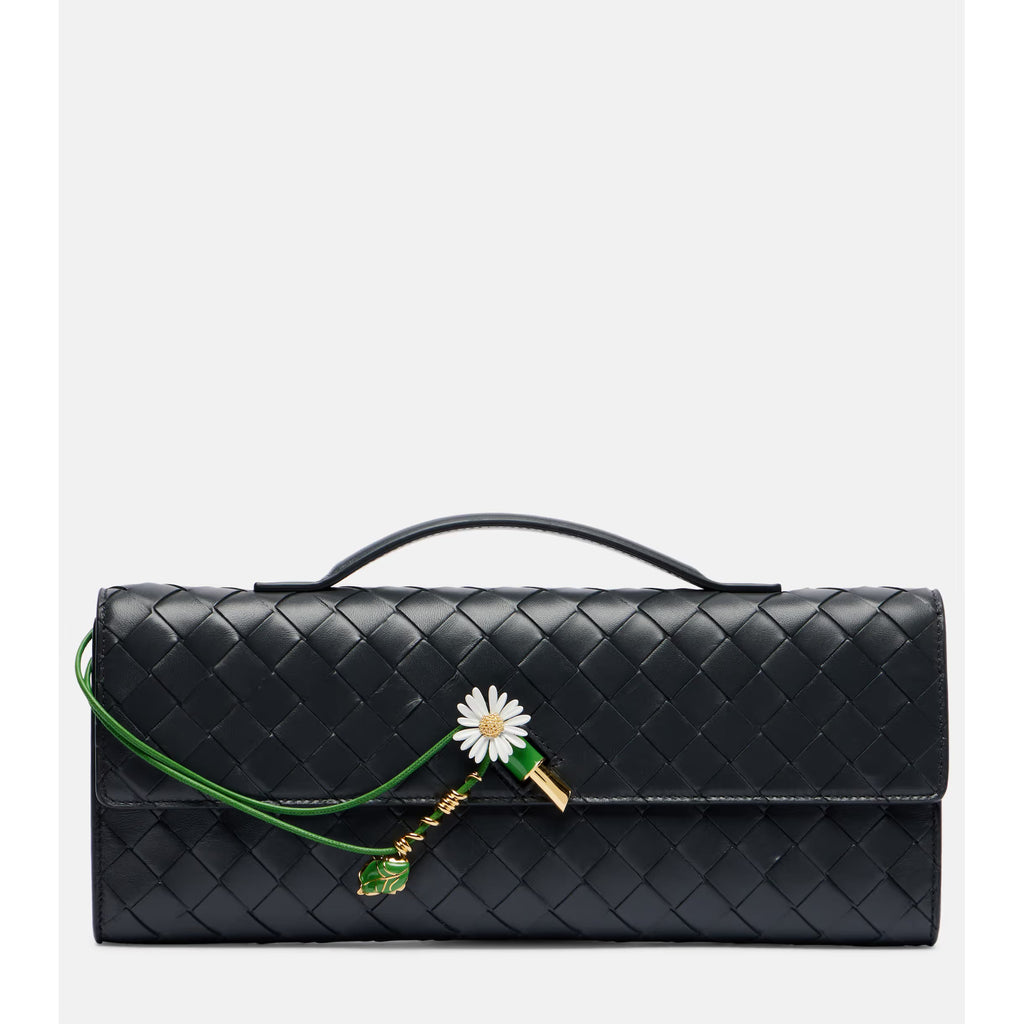 Sac Bottega Veneta Andiamo Clutch - Noir