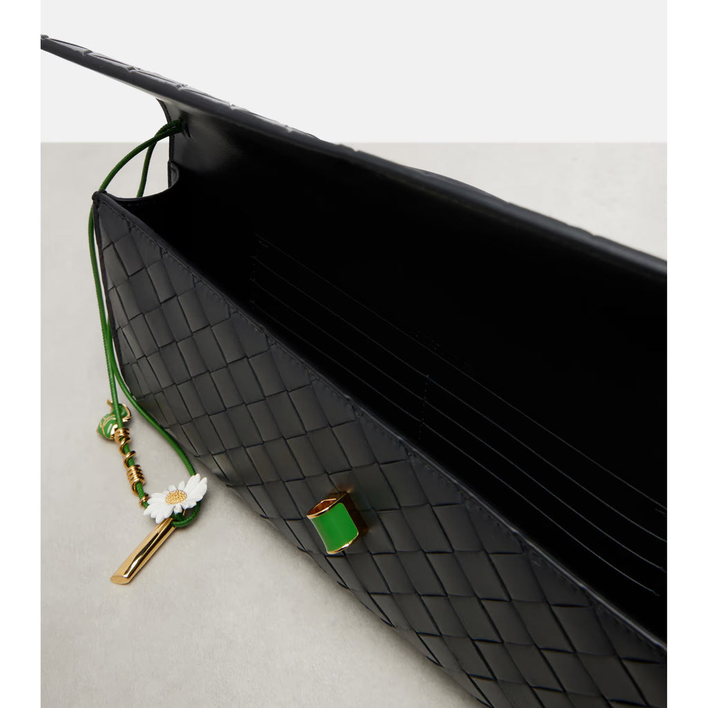 Sac Bottega Veneta Andiamo Clutch - Noir