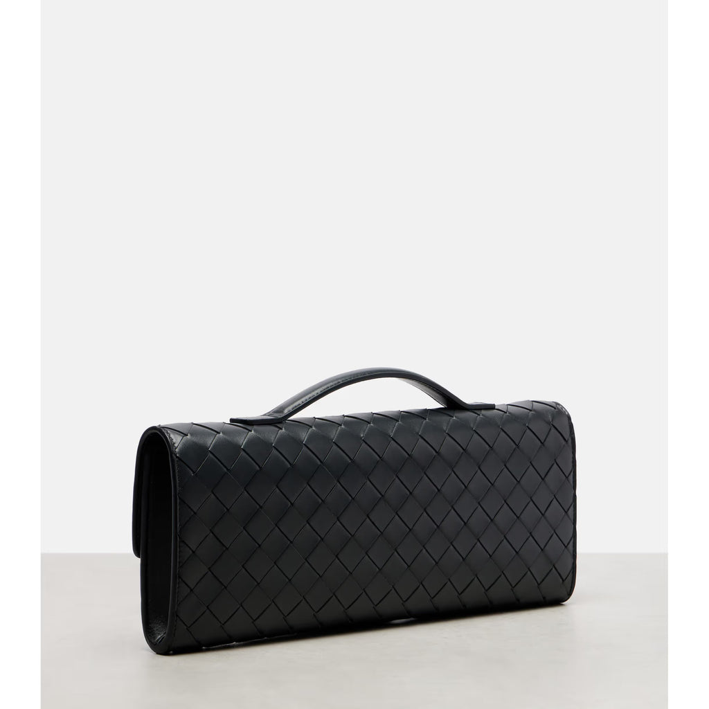 Sac Bottega Veneta Andiamo Clutch - Noir