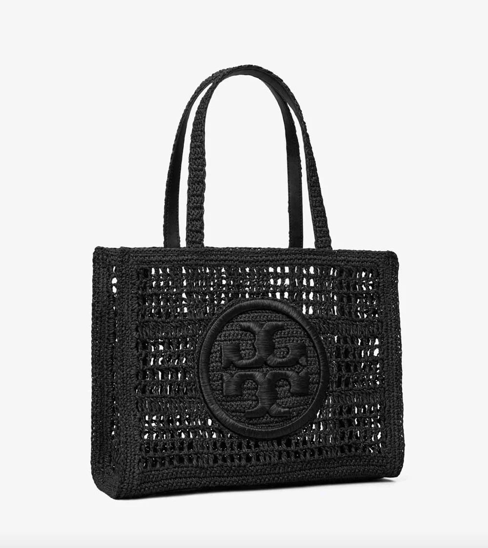 Tory Burch Small Ella Hand Crocheted Tote Bag