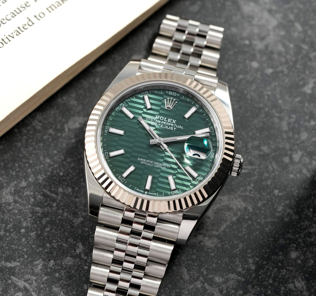 Rolex Datejust Green Motif