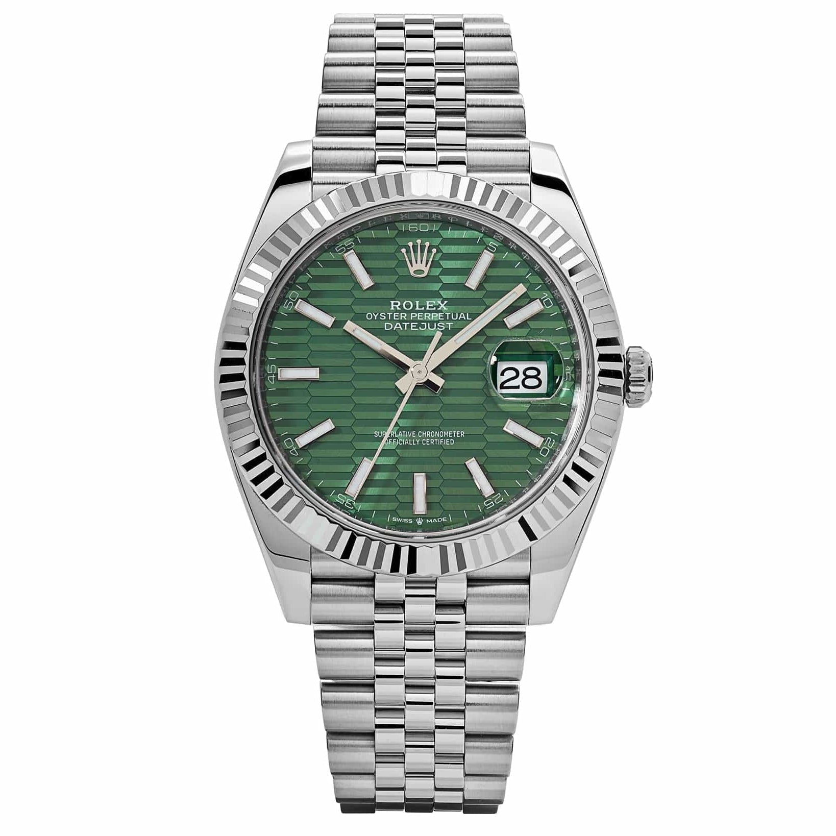 Rolex Datejust Green Motif